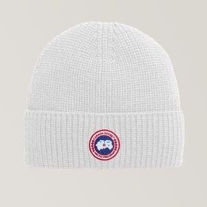 Canada Goose Arctic Disc Rib Toque WHITE O/S